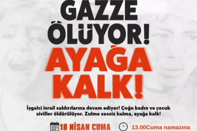 TUNCELİ'DE "GAZZE ÖLÜYOR! AYAĞA KALK!" YÜRÜYÜŞÜ DÜZENLENİYOR