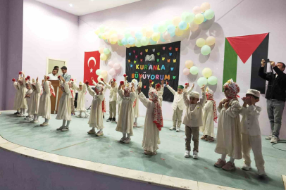 Tunceli’de miniklerin yoğun katılımlı Kur’an kursu kapanış programı
