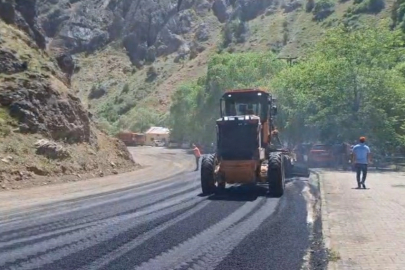 Her yıl on binlerce aracın kullandığı yolda çalışma