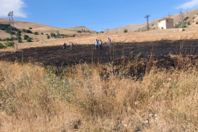 Tunceli’de arazi yangını