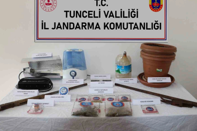 Tunceli’de uyuşturucu operasyonu