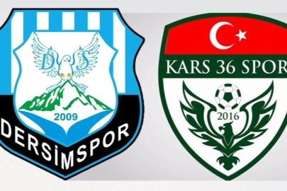 Dersimspor ile Kars36 Spor 1-1 berabere kaldı