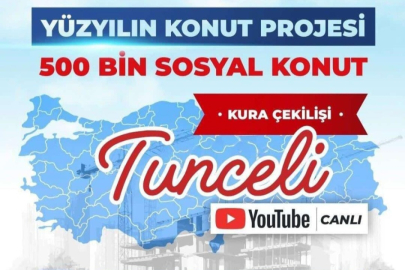 500 bin Konut Kura Çekimi Pazar Günü Gerçekleşiyor