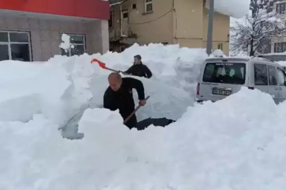 Ovacık’ta kar kalınlığı 1,5 metreye ulaştı