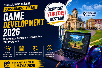 Tuncelili Öğrencilere Uluslararası Fırsat: “Game Development 2026” Programı Başlıyor