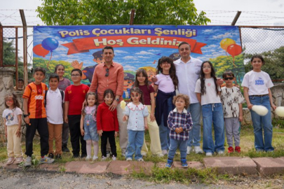 "Polis Çocukları Şenliği" Coşkusu: Minikler Doyasıya Eğlendi