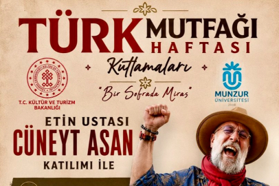 Tunceli’de Gastronomi Zirvesi: Ünlü Şef Cüneyt Asan "Bir Sofrada Miras" Konferansı İçin Geliyor!