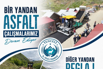 Tunceli’de Altyapı Atılımı: Yeni İş Makineleri Sahada, Sıcak Asfalt Serimi Başladı!