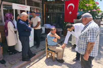 Çemişgezek’te vatandaşlara fiziksel sağlık taraması yapıldı